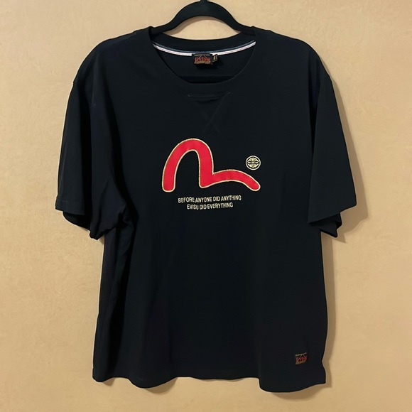 Evisu Cotton Logo T-shirt - Picture 2 of 8